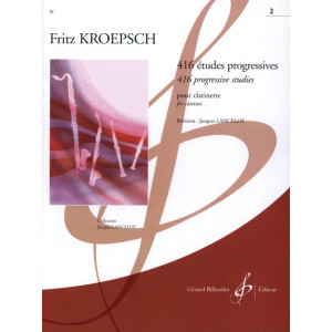 416 Progressive Studies for Clarinet Vol. 2 Fritz KROPEPSCH